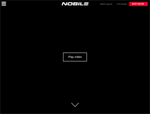 Tablet Screenshot of nobilesnowboards.com